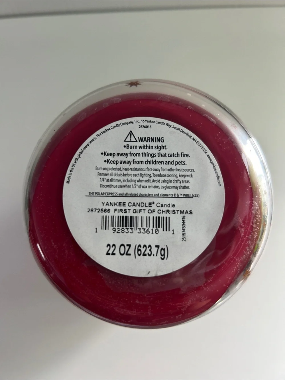Yankee Candle festive scented